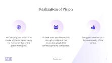 Free presentation growing company template