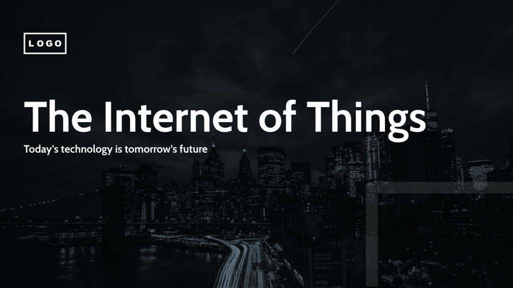 Free präsentationen iot consulting template