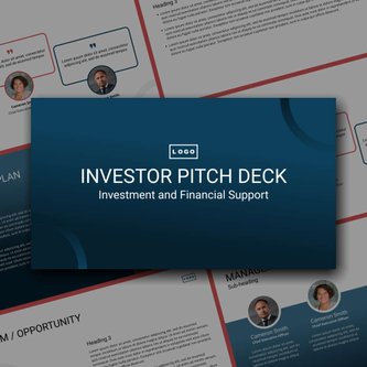Free präsentationen  investor pitch deck template