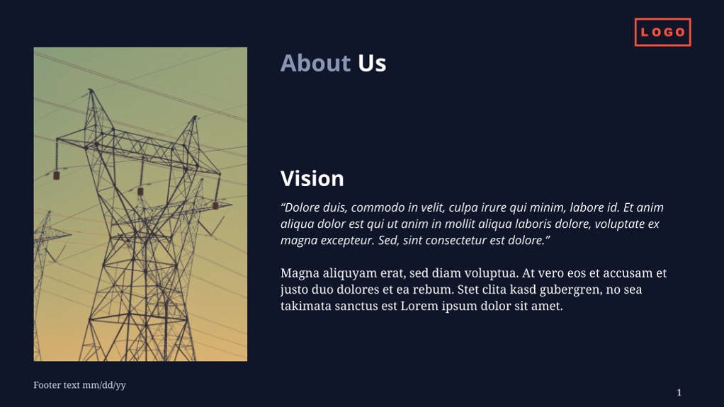 Free presentation investor relations template