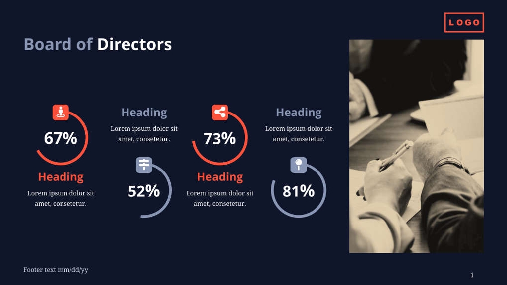 Free presentation investor relations template