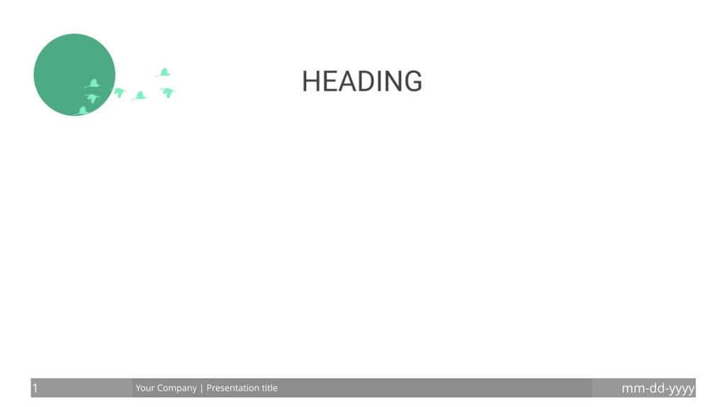 Free presentation landscape template