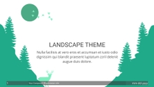 Free presentation landscape template