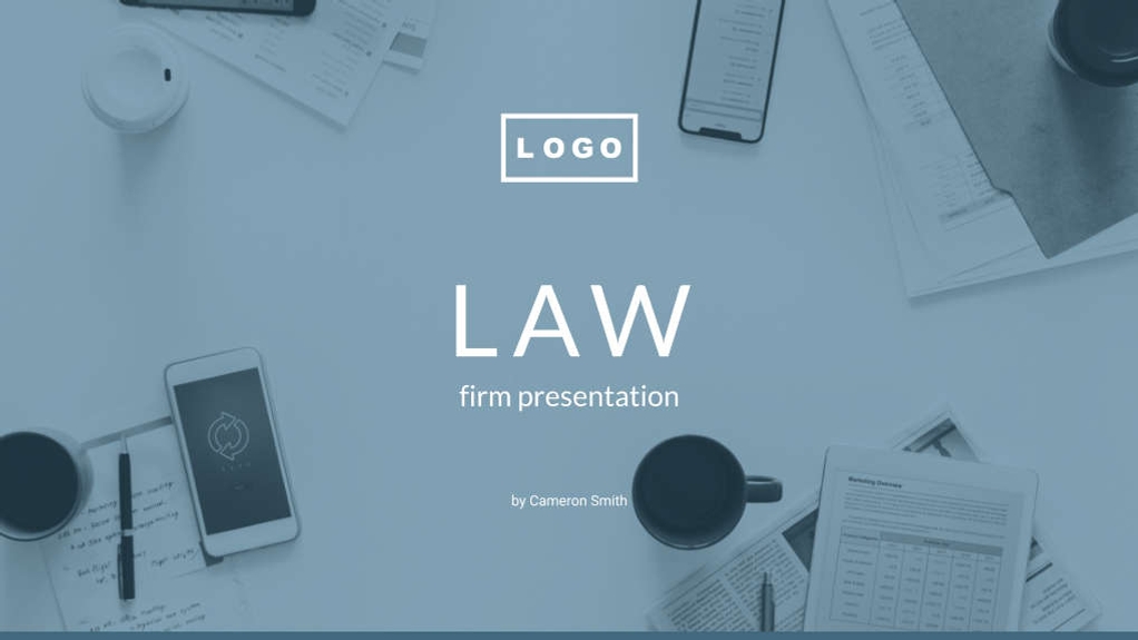 Free presentation law firm template