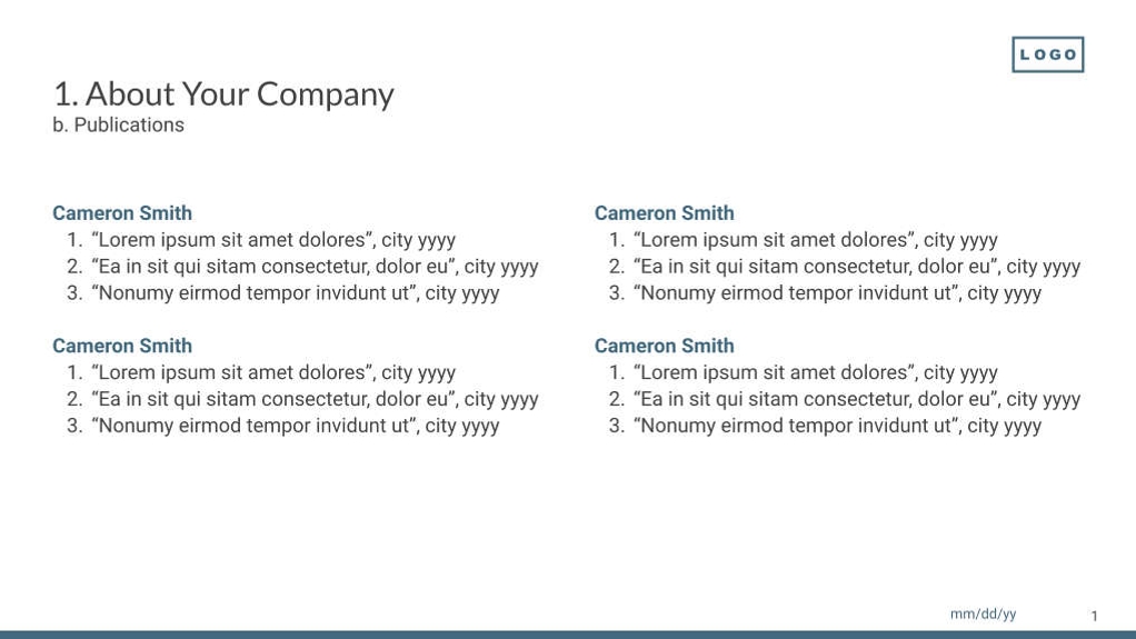 Free presentation law firm template