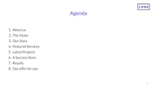 Free presentation marketing agency template