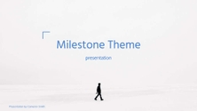 Free presentation milestone template