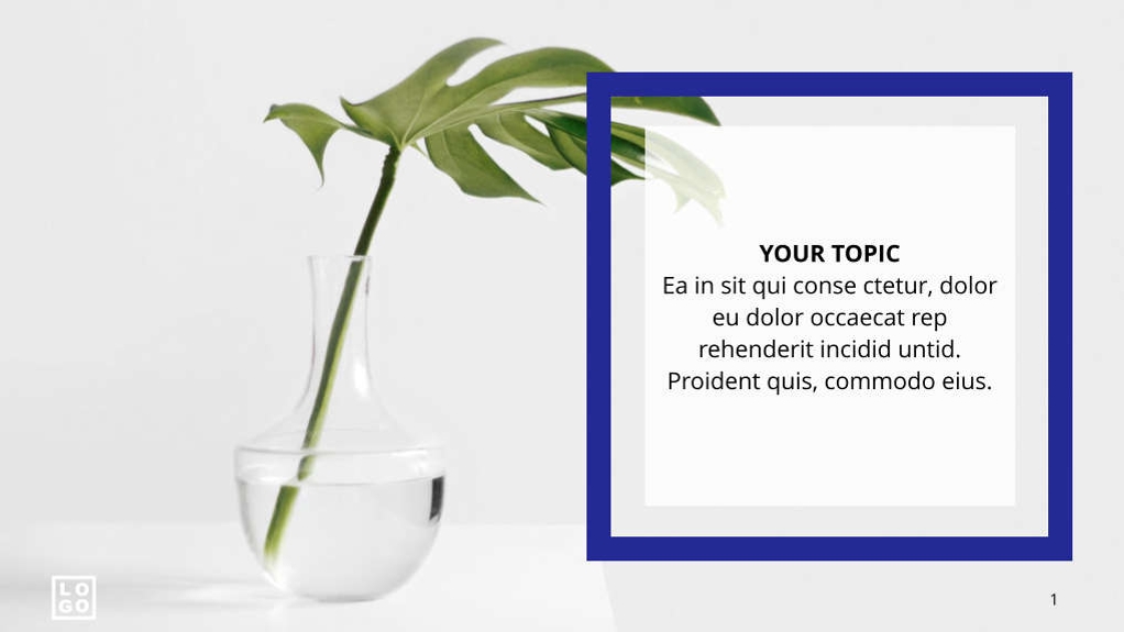 Free presentation nature template