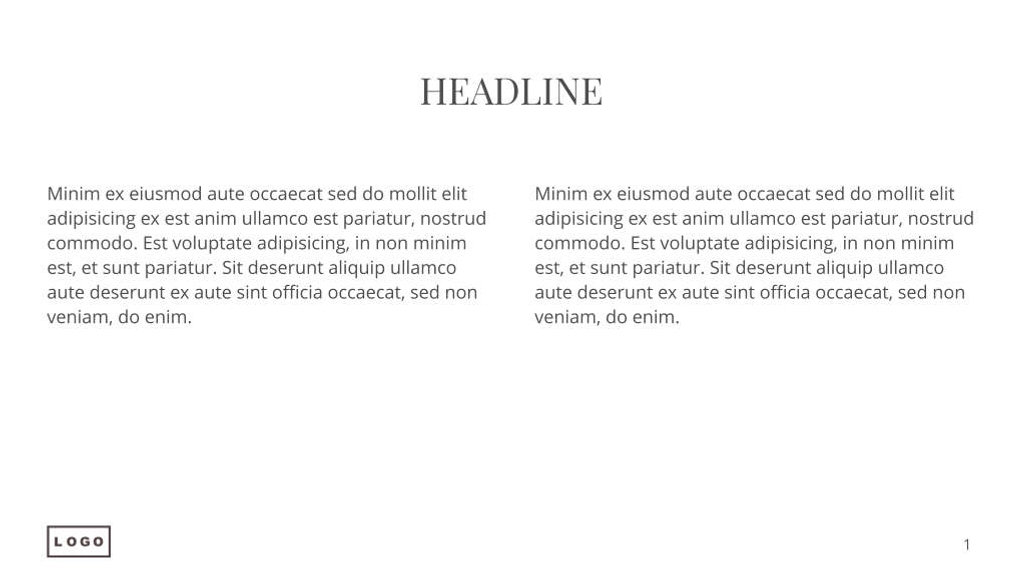 Free presentation new fashion template