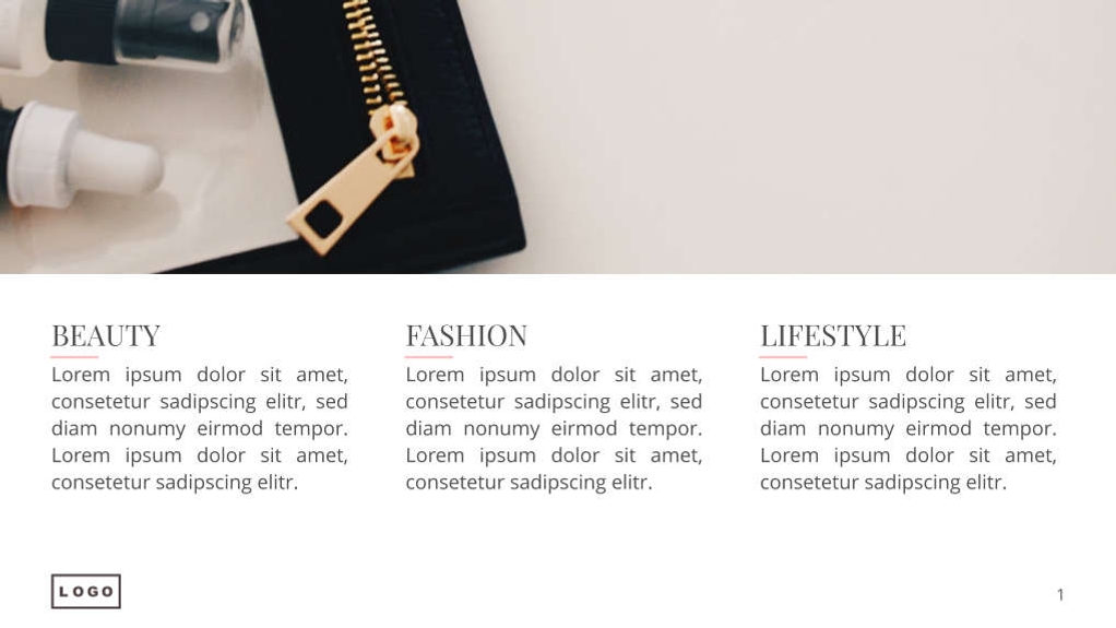 Free presentation new fashion template