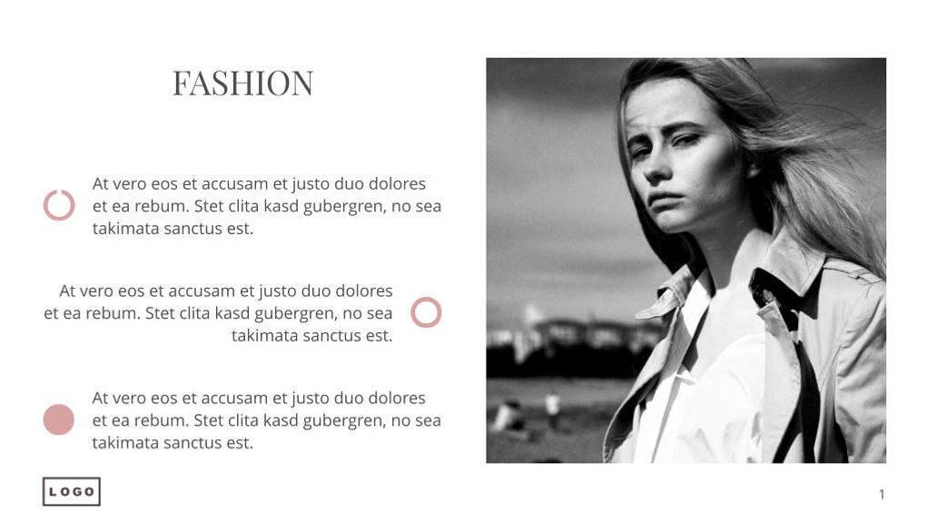Free presentation new fashion template
