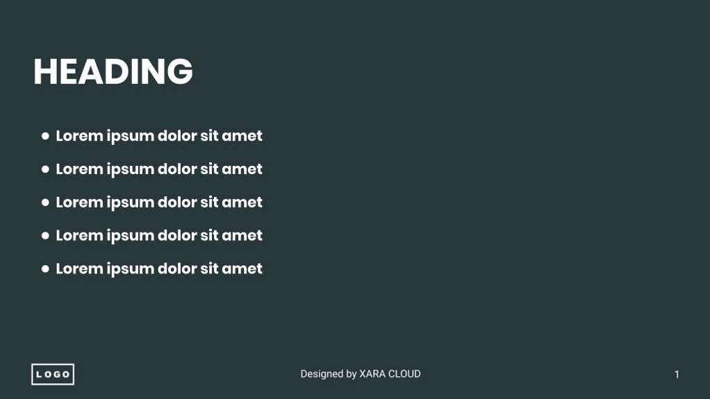 Free presentation pitch deck template