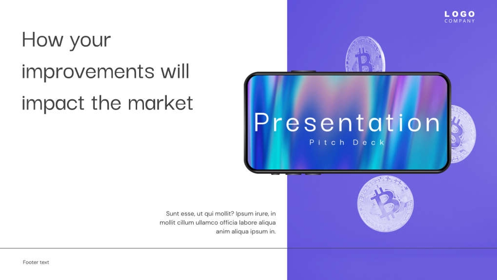 Free presentation sale pitch deck template