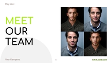 Free presentation social media strategy template