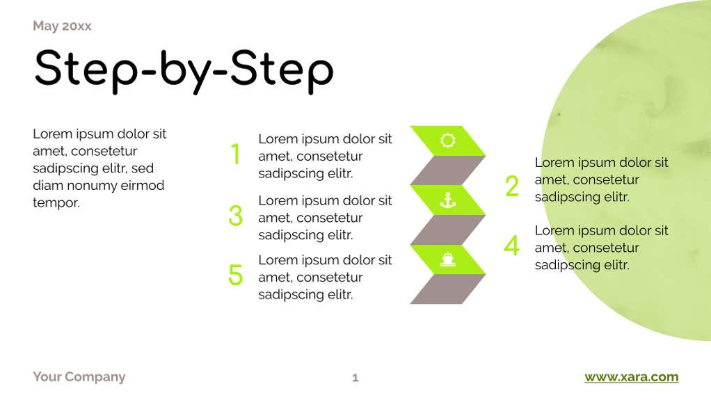 Free presentation social media strategy template