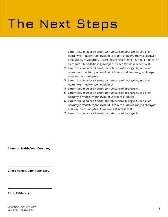 Free proposal hr strategy template