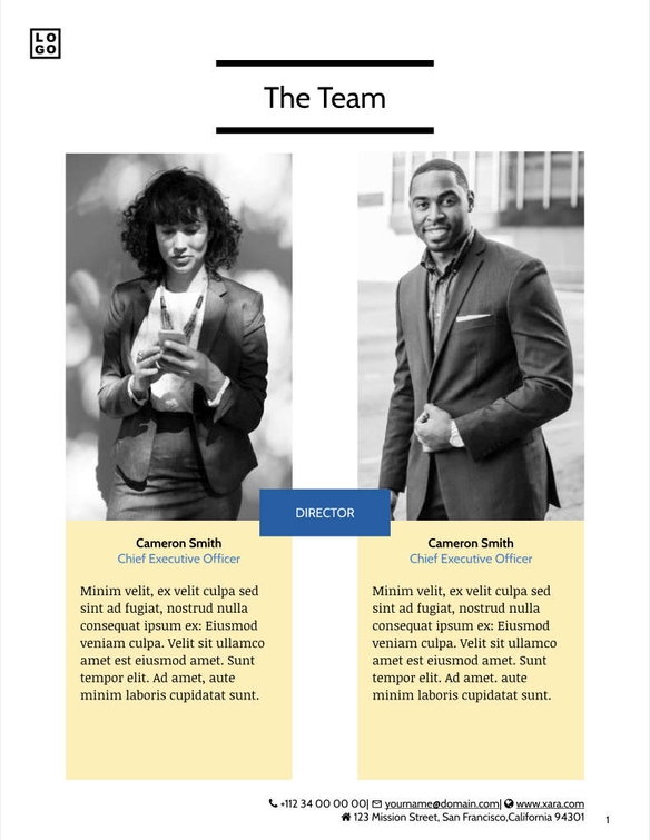 Free proposal digital marketing template