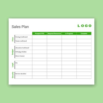Free strategy & planning template