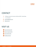 Free real estate – brochure – modern hours template