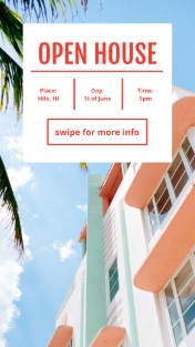 Open house template