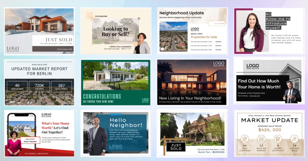 Real Estate Postcard Templates