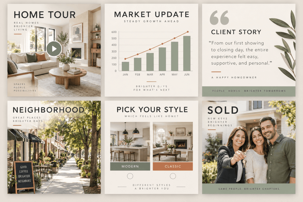 real estate post ideas