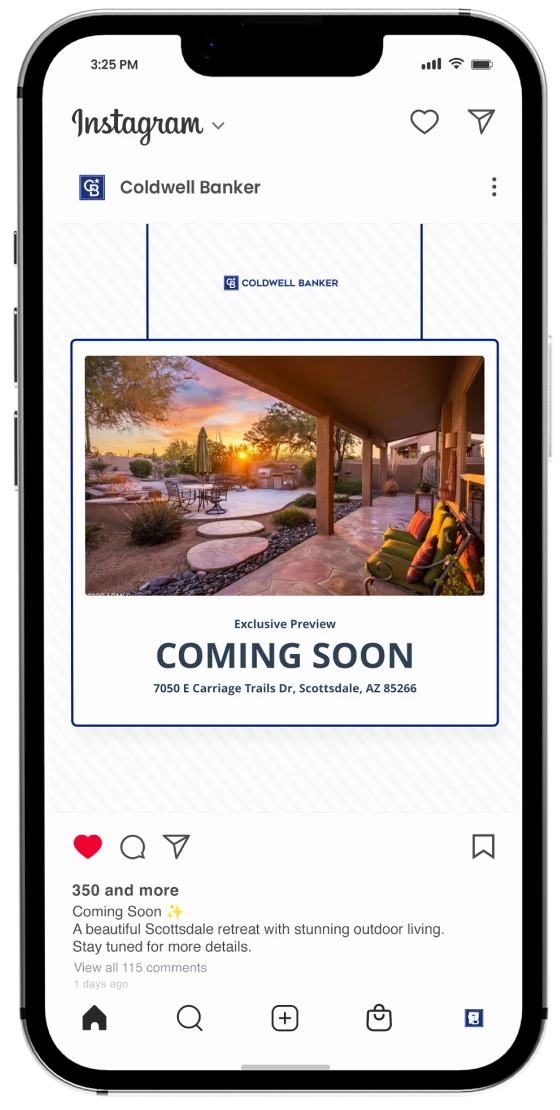 coming soon modern brochure