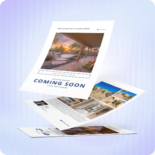 coming soon modern brochure