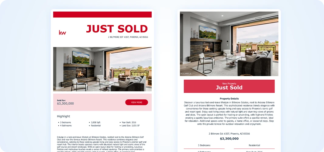 just sold classic email