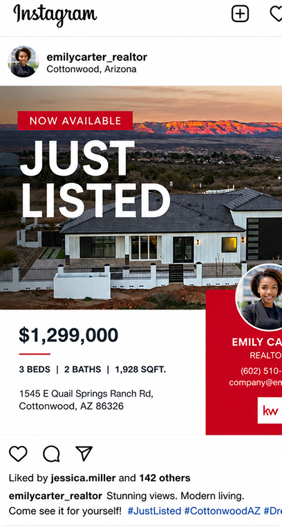 just listed campaign