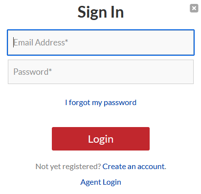 metrolist login screen
